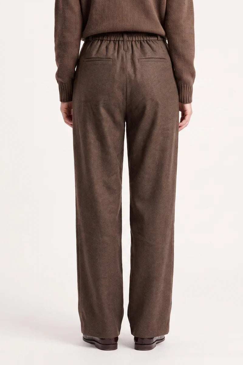 EREANE TROUSERS BROWN