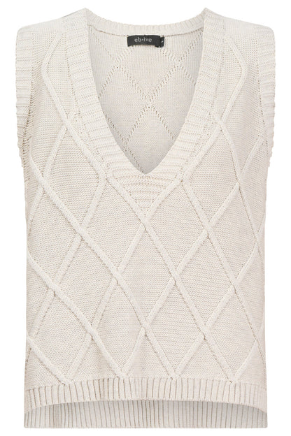 Liora Sleeveless vest bisque by Eb & Ive