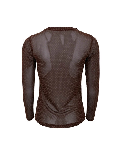 BCJESSIE mesh blouse - Coffee