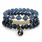 Ensemble de 3 bracelets Indigo