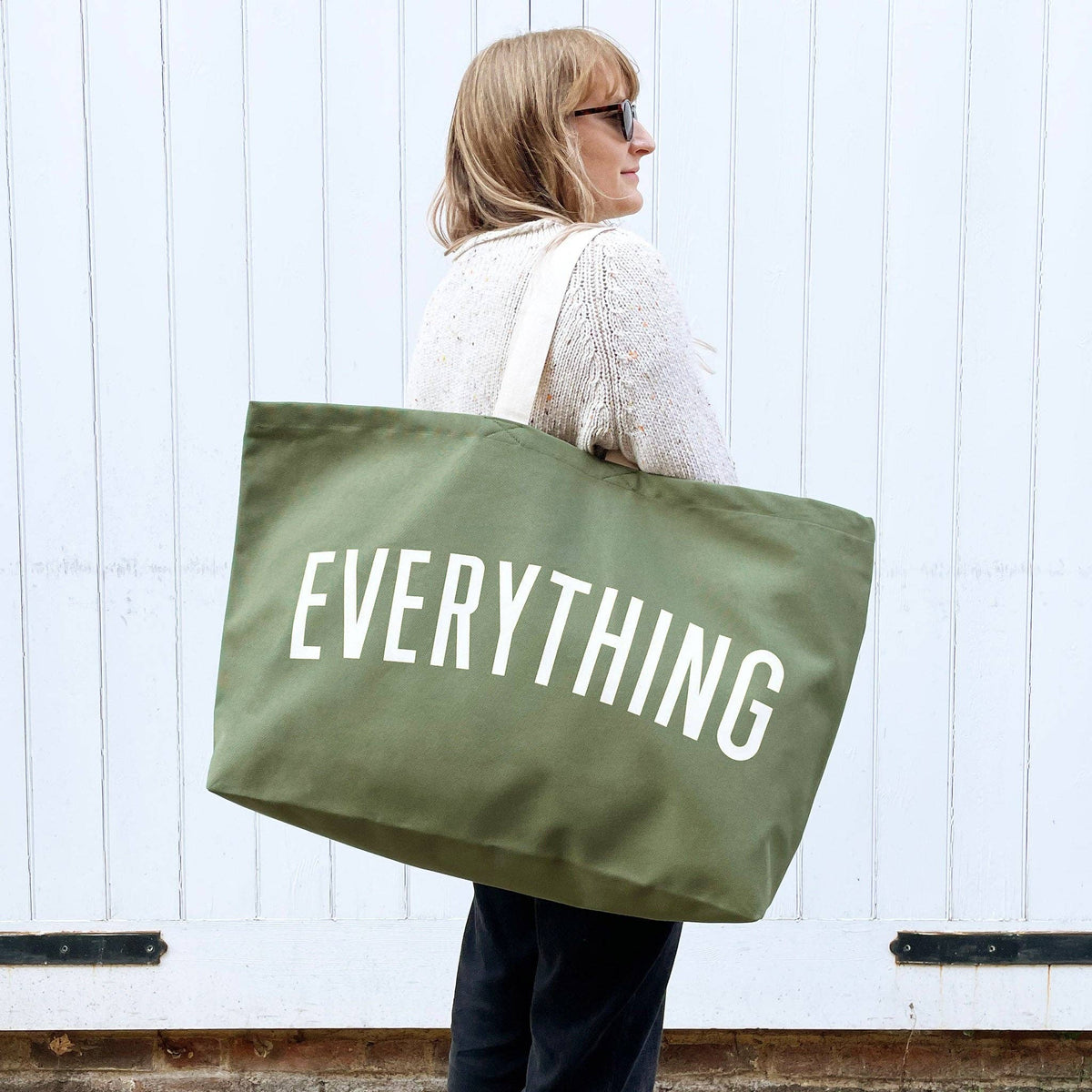Tout - Sac TRÈS grand vert olive
