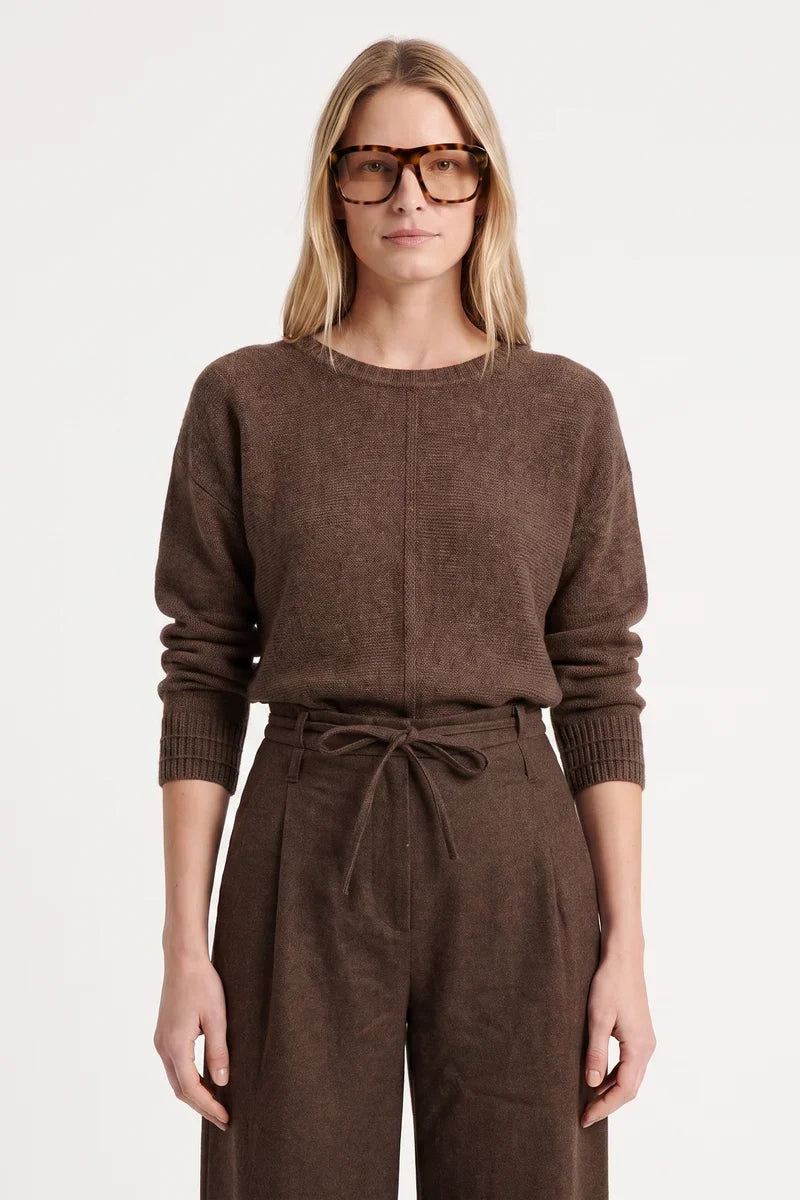 EREANE TROUSERS BROWN
