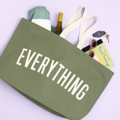 Tout - Sac TRÈS grand vert olive