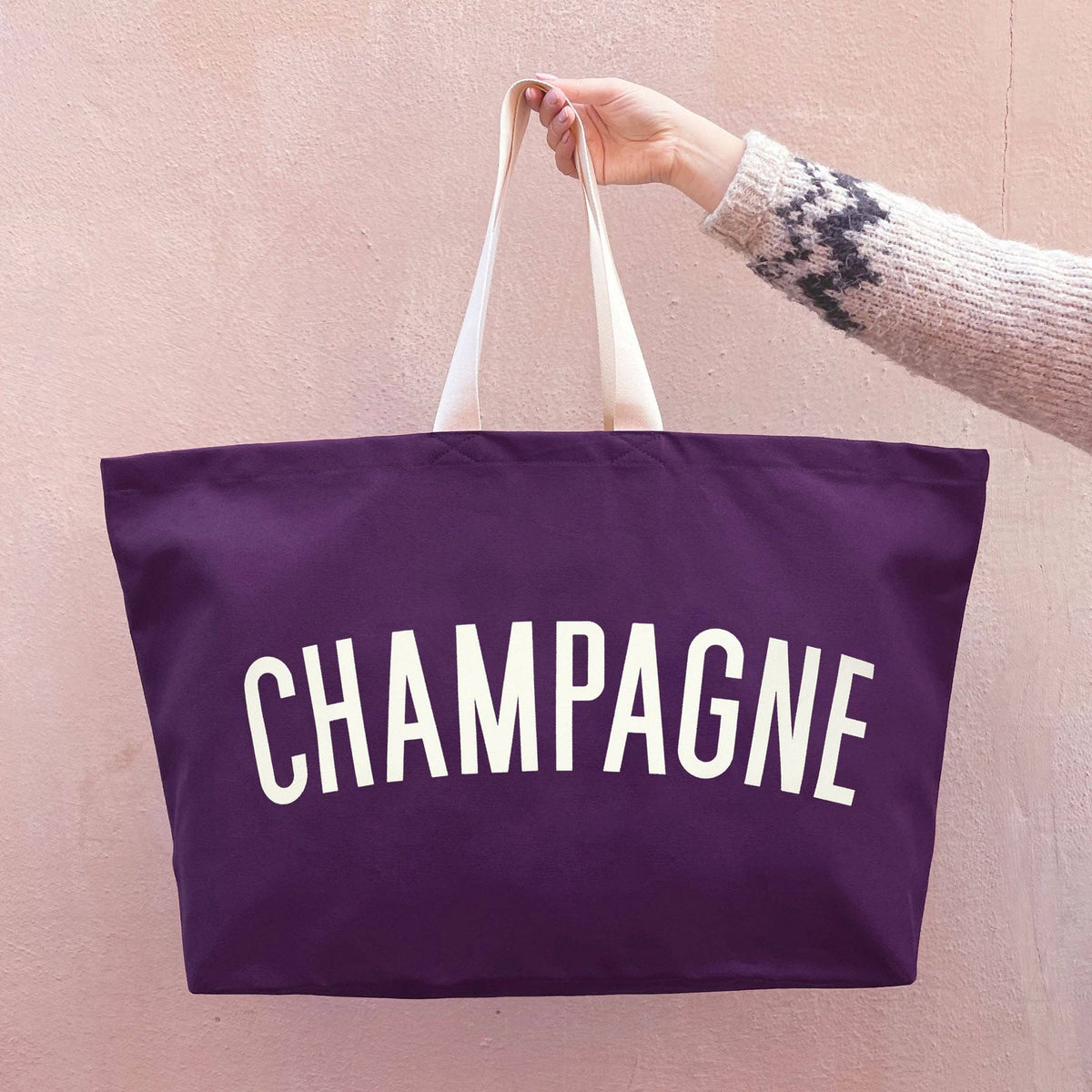 Champagne - Plum REALLY Big Bag