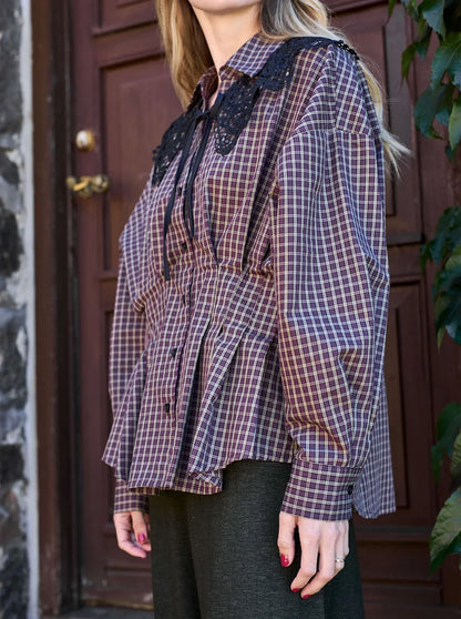 BCCAMPBELL tailored shirt - Plum