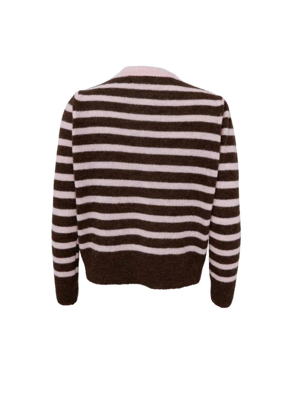 BCDELL puff cardigan - Brown/Pink