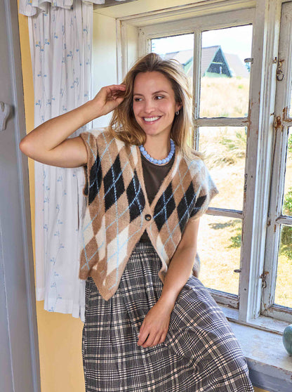 BCALVINA knit vest - Latte