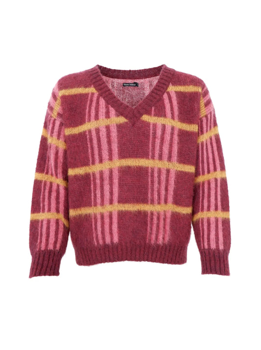 Pull col en V BCERNA - Bordeaux