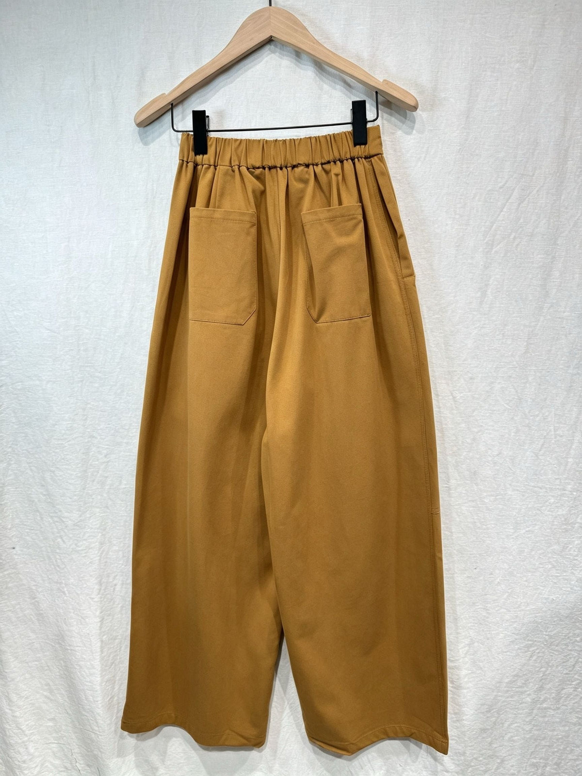 Pantalon large camel