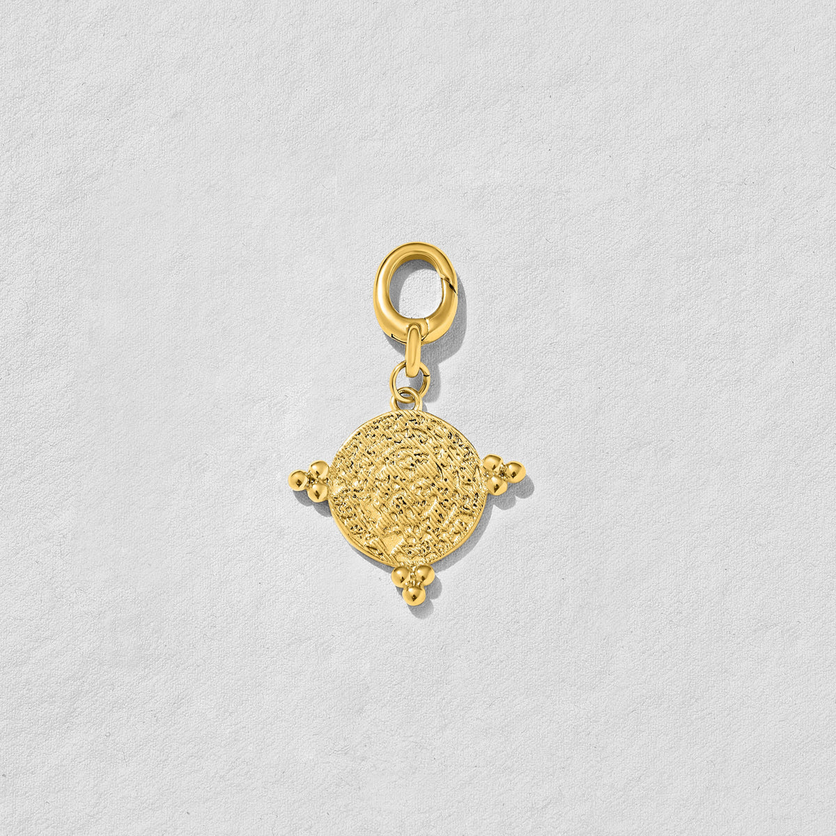 Nyra Gold Coin Charm