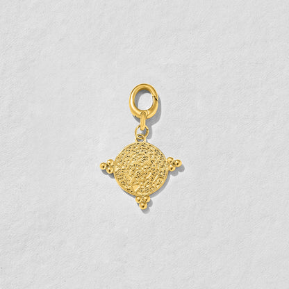 Nyra Gold Coin Charm